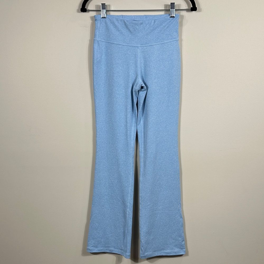 Athleta Girl High Rise Softluxe Chit Chat Flare Pant Bluebell Heather Size XL/14